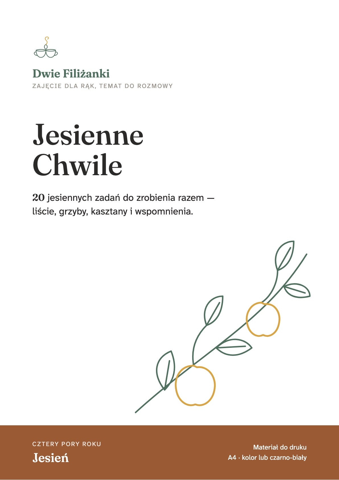 Okładka Jesienne Chwile